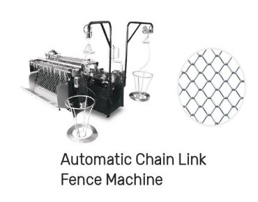 chain link fence machine