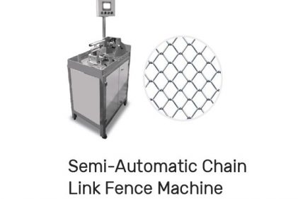 semi automatic chain link fence machine 3