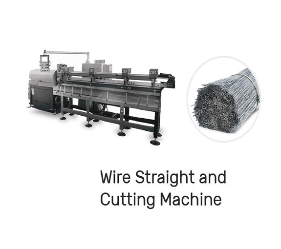 wire straight and cutting machine
